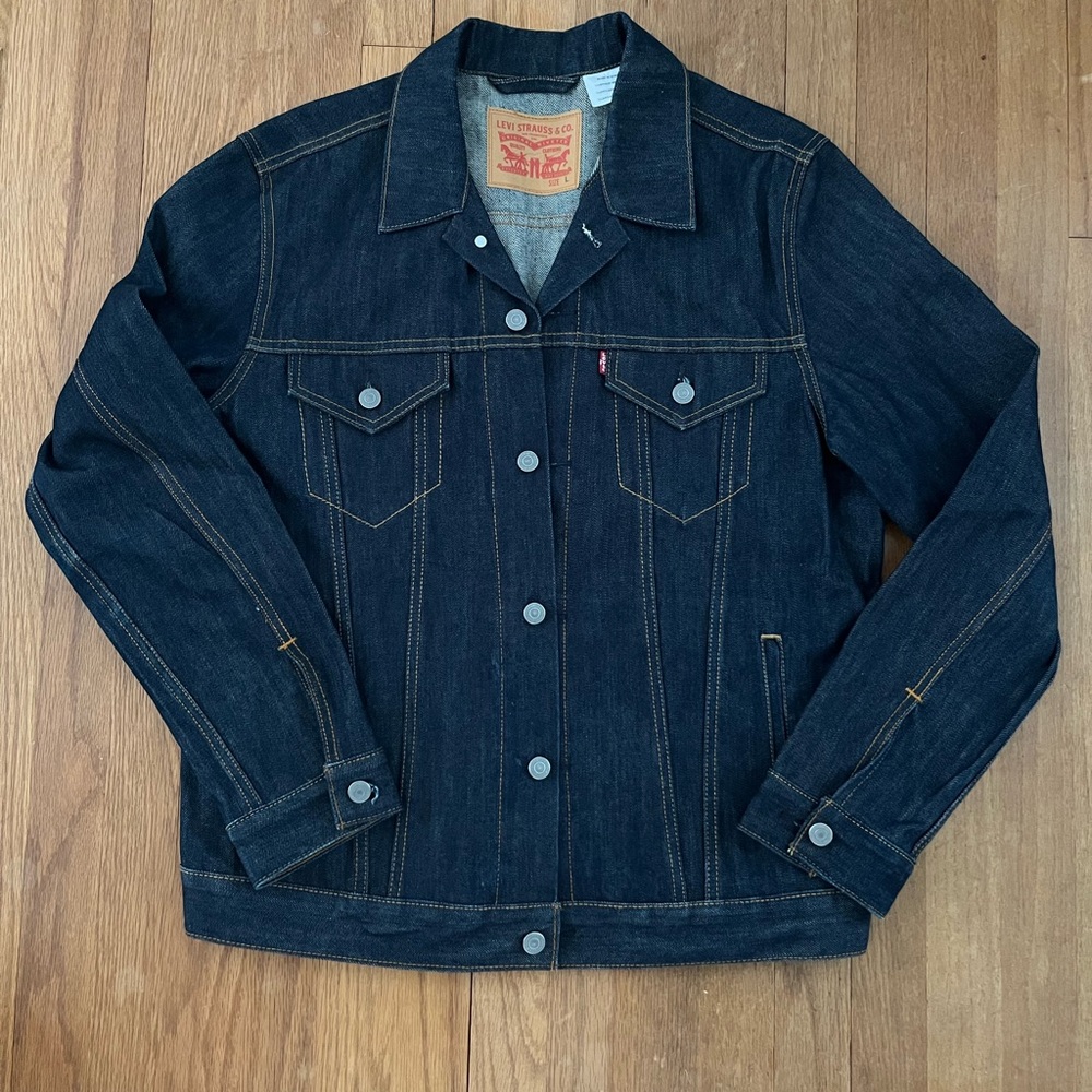 Levi's Strauss & Co Dark Denim Trucker Jacket